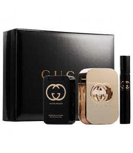 GUCCI Guilty Gift Set EDT 75 ml, body lotion 100 ml, Guilty Guilty EDT miniature 7.4 ml